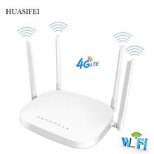 300Mbps Wifi router 4G LTE router 3G / 4G wireless CPE router 4 with SIM card slot 4 external antennas up to 32 users WAN / LAN 2024 - buy cheap