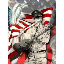 Diamond painting Elvis Army uniform portrait usa flag 5d full square / round resin mosaic crafts embroidery stickers 2024 - buy cheap