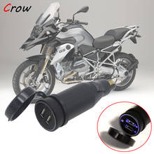 2 USB adjustable connection sockets for motorcycle phone charging for BMW R1200GS R1200RT F800 GS F800GS F650GS F700GS R 1200 RT 2024 - buy cheap