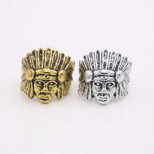 Fashion Punk Antique Ring Indian Head Pattern For Men 2024 - buy cheap