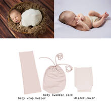 A Set Newborn Baby Easy Swaddle Wrap,Drawstring Sack,Handy Assistant Photo Shoot Prop for Infant Photography Accessories 2024 - buy cheap