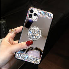 Funda de espejo de diamante brillante para Xiaomi Redmi Note 8 Pro, 8T, Note 7, 6, 5 Pro, Note 5A, 4, 4X, Redmi 8, 8A, 7, 7A, 6 Pro, 6A, 5A, 4A, DIY 2024 - compra barato