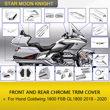 Quality Motorcycle front and rear chrome trim Cover for Honda Goldwing 1800 F6B GL1800 2018 2019 2020 motorcycle accessories 2024 - buy cheap