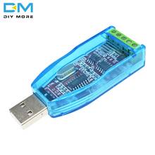 USB-коннектор типа A, промышленный USB-конвертер RS485, Улучшенная защита, RS-485 конвертер, синий прозрачный ABS 2024 - купить недорого