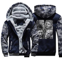 Odin Vikings-chaquetas con capucha para hombre, ropa deportiva gruesa de invierno, Valhalla Ragnar Lothbrok Lagertha Athelstan, abrigos de camuflaje, 2019 2024 - compra barato