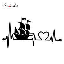 Car-styling Sailboat Car Sticker Motorcycle Decorative Stickers Car Window Rearview Mirror Decals 2024 - buy cheap