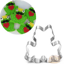 1pcs Cartoon Frog Sugarcraft Fondant Cake Decor Stainless Steel Cookie Cutter Biscuit Mould Kids Birthday Supplier Pastry Shop 2024 - buy cheap
