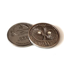 4pcs/lot Mongolia Strix Uralensis Antique Souvenir Coin 1 Oz 999 Silver clay Coins replica 2024 - buy cheap
