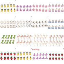 Fruit Strawberry Pineapple Resin Charms DIY Dinosaur Phone Charms For Earring Keychain Necklace Pendant Jewlery Findings 2024 - buy cheap