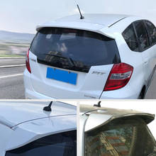 Accessories Spoiler Fit 2008-2013 High Quality ABS Material Car Rear Wing For Honda Fit Jazz Rear Lip Car Spoiler Hatchback Tail 2024 - buy cheap