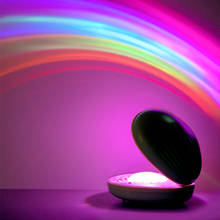 Rainbow Projector Light 7 Color Romantic Star Projection Creative Rainbow Night Light For Room Decoration Bedside Table Lamp 2024 - buy cheap