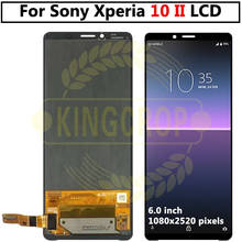 Pantalla LCD para Sony Xperia 10 II, montaje de digitalizador con pantalla táctil de 6,0 pulgadas, accesorios de repuesto, piezas 100% 2024 - compra barato