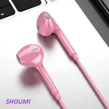 Stereo In-Ear Earphone For iPhone Xiaomi Huawei  MP3 Player Universal Earphones Wired Control With Mic Mobile Phone Headsets 1P 2024 - buy cheap