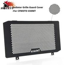 Novo preto para cfmoto 650mt 650mt motocicleta radiador grille protector cooler guarda capa de alumínio acessórios 2024 - compre barato