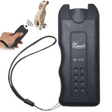 Dispositivo anti-latido para treinamento de cachorros, dispositivo ultrassônico de controle para animais de estimação, para treinamento e repelente de cães, bateria não inclusa 2024 - compre barato