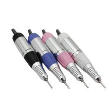 Pro Electric Nail Art Drill Pen DC 12V Handle File Polish Grind Machine Handpiece Manicure Pedicure Tool Nail Drill Accessories 2024 - buy cheap