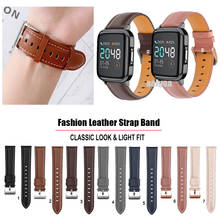 20mm 22mm Fashion Leather Watch Band Strap for Haylou LS02 Replacement Wrist strap Elegant Bracele 2024 - buy cheap