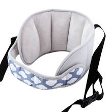 Travesseiro de viagem para crianças, travesseiro fixo para a cabeça do bebê, suporte para a cabeça ajustável, segurança do pescoço, almofada de proteção para encosto de cabeça 2024 - compre barato