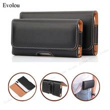 Mobile Phone Waist Belt Clip Bag for Huawei P50 Pro P40 P30 P20 Holster Flip Magnetic Leather Case Pouch for Huawei P10 Plus P20 2024 - buy cheap