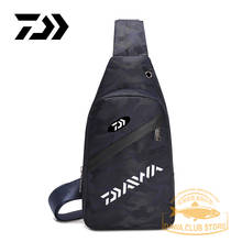 2020 Daiwa Men's Fashion Outdoor Waterproof Fishing Crossbody Bag Casual Camouflage Oxford Sports Climbing Chest Bag 2024 - buy cheap