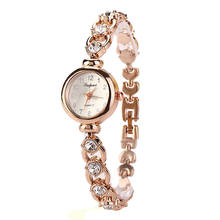 Ladies Elegant Wrist Watches Women Bracelet Rhinestones Analog Quartz Watch Women's Crystal Small Dial Watch Reloj Female Clock 2024 - buy cheap