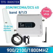 TFX-BOOSTER Booster GSM 2g 3g 4g Cellular Signal Amplifier Mobile Phone Repeater 4g Internet Amplifier 13dbi log outdoor Antenna 2024 - buy cheap