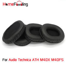 Homefeeling-almohadillas para los oídos, almohadillas para Audio Technica ATH M40X M40FS, redondas, universales, piezas de repuesto de cuero 2024 - compra barato
