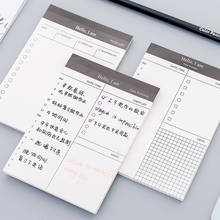 50 hojas de Plan diario de negocios, Bloc de notas para hacer útiles de oficina Kawaii, Bloc de notas, calendario de escritorio 2024 - compra barato