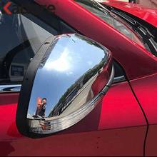 Для MG Zs внедорожник 2017 2018 2019 2020 ABS Chrome Боковая дверь Зеркало заднего вида крышка планки для автомобиля внешние аксессуары Стикеры для укладки волос 2024 - купить недорого