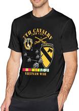 7th Cavalry Air Cav 1st Cav Division W SVC Graphic Mens Gift T-Shirt. Summer Cotton Short Sleeve O-Neck Unisex T Shirt S-3XL 2024 - buy cheap