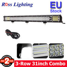 32inch Off Road Auto Led Work Light Bar Combo 3 Row LED Bar Car Truck Boat 4WD 4x4 SUV ATV Driving Light 12V 32/34" 2024 - buy cheap