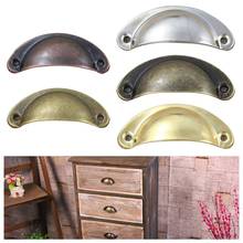 2Pcs Retro Shell Shaped Cupboard Drawer Cabinet Door Handle Furniture Knobs Cupboard Drawer Cabinet Door Handle Furniture Knobs 2024 - buy cheap