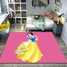 Tapete infantil de princesa para brincar, 80x160cm, antiderrapante, para meninas, banheiro, absorve a água, tapete de cozinha 2024 - compre barato