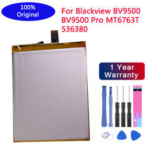 100% original blackview bv9500 bateria 10000mah para blackview bv9500 bv9500 pro mt6763t 536380 baterias de telefone e ferramenta gratuita 2024 - compre barato