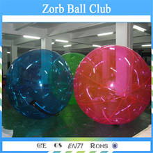 Free Shipping 2pcs 1.8m Diameter (1 blue+1 multicolore) Inflatable Water Walking Ball/Water Zorb Ball 2024 - buy cheap