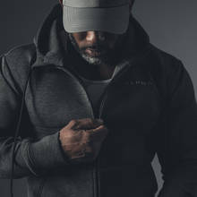 2021 Winter Sports Running Jackets Men's Fitness Workout Outwear Breathable Zipper Hooded Windproof Sportswear Tops 2024 - buy cheap