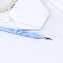 DIY волшебная ручка для вышивки, вязание, регулируемая, легко обрабатывается, иглопробивной инструмент для плетения, прочный и крепкий магический набор инструментов для шитья 2024 - купить недорого