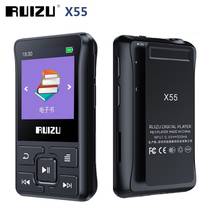 Ruizu X55 Спортивный Bluetooth MP3-плеер, портативный мини-клип 8 Гб музыкальный MP3-плеер с поддержкой FM, запись, электронная книга, часы, шагомер 2024 - купить недорого