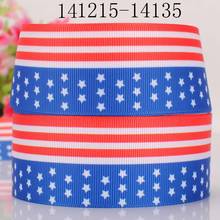 NEW sales 50 yards 4th July Independence Day holiday ribbon printed grosgrain ribbons free shipping 2024 - buy cheap