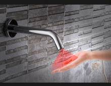 Vidric-grifo de lavabo montado en la pared para baño, accesorio con Sensor de inflado automático, frío y caliente, cromado/dorado 2024 - compra barato