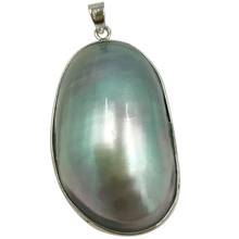 Free Shipping Beautiful jewelry Blue Mother of pearl Shell  Pendant Bead PC8326 2024 - buy cheap