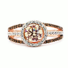Anillo de cristal de circonia de Color dorado geométrico para mujer, anillos de corazón para boda, accesorios de mano, joyería 2024 - compra barato