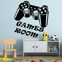 Games Room Controller Video Game Wall Decal Gamer Wall Sticker Bedroom Playroom Wall Art Poster Vinyl Wall Decor B404 2024 - buy cheap