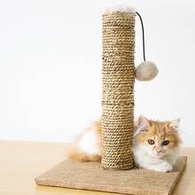 Poste rascador para gatos de 41CM de alto, diseño de huella de gato de Sisal, protector de muebles, rascador para gatos, juguete de entrenamiento para gatitos 2024 - compra barato