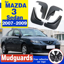 Для 2007 2008 2009 Mazda 3 i Sedan After-facelift брызговики брызговик крыло брызговиков передние и задние формованные Автомобильные Брызговики 2024 - купить недорого