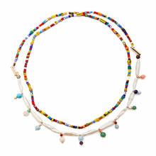 Collar de perlas naturales bohemias para mujer, joyería con estilo barroco, el mejor regalo, 2020 2024 - compra barato