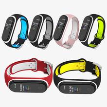 Kuulee mi banda 4 cinta esporte silicone relógio de pulso pulseira miband 4 acessórios pulseira inteligente para xiaomi mi banda 4 cinta 2024 - compre barato