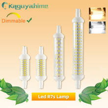 Bombilla LED Kaguyahime R7S J78 J118 J135 AC 220 V lámpara de maíz regulable 78mm 118mm 189mm reemplazar la luz de foco halógena 2024 - compra barato