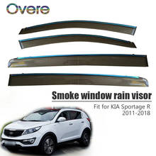 Owere-visera de lluvia para ventana de humo para Kia Sportage R, 2011, 2012, 2013, 2014, 2015, 2016, 2017, accesorios de refugio, 4 Uds./1 Juego 2024 - compra barato