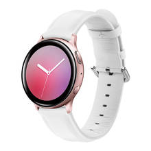 Leather Watchband Bracelet for Samsung Galaxy Active 2 SM-R830 / SM-R820 Smart Watch Sports Wrist Watch Strap 2024 - buy cheap